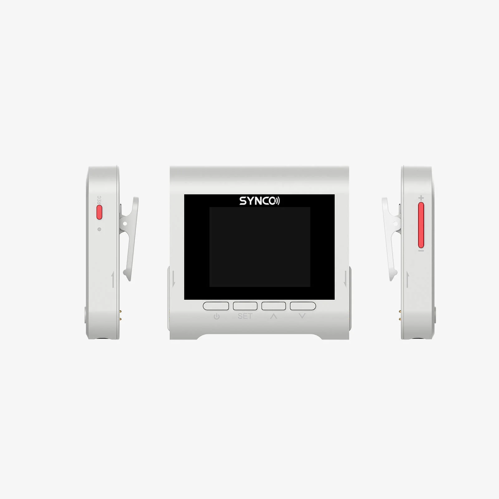 SYNCO G3 Wireless Recording Microphone, Triple Channel Recording, 1.8 inch LCD Screen, Two Color Options - Image 2