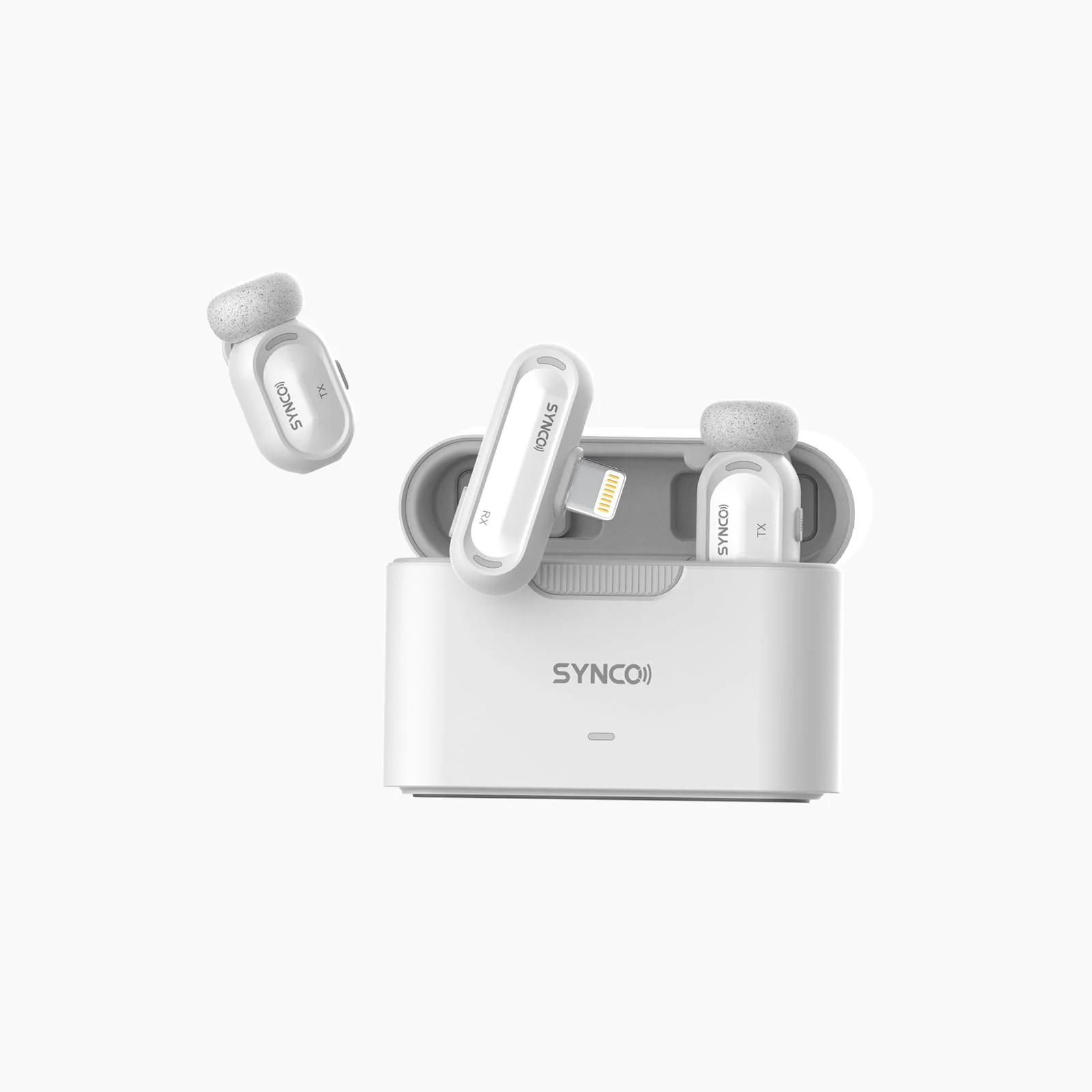 SYNCO Smic Mini Wireless Lavalier Microphone for Phone, 48kHz/24-bit Audio, 12h Recording Total, Noise Reduction, 100m Transmission - Image 2