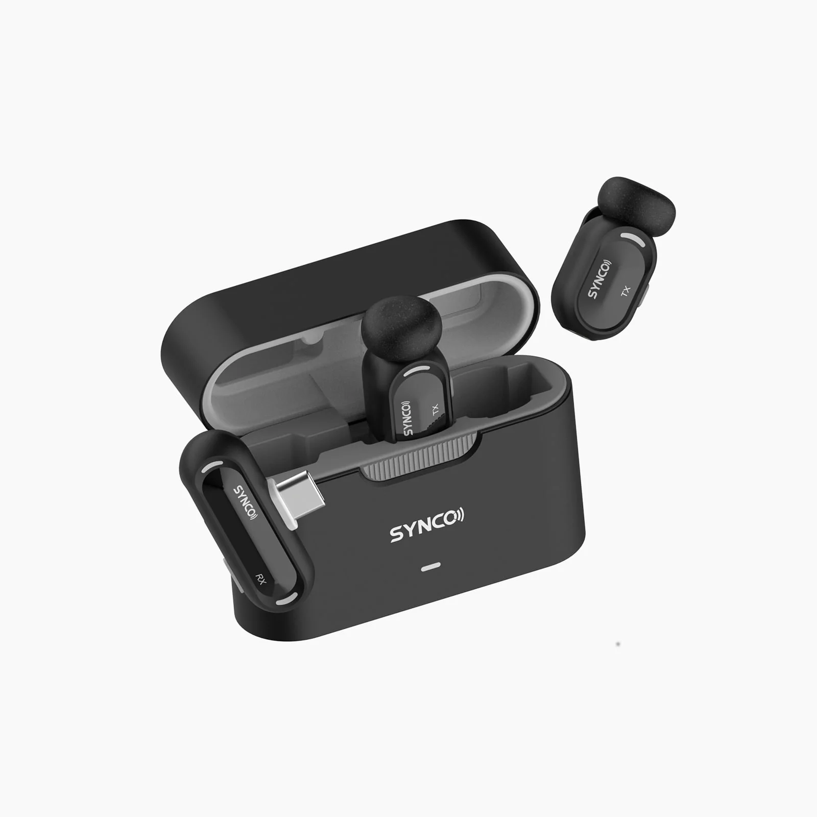 SYNCO Smic Mini Wireless Lavalier Microphone for Phone, 48kHz/24-bit Audio, 12h Recording Total, Noise Reduction, 100m Transmission - Image 4