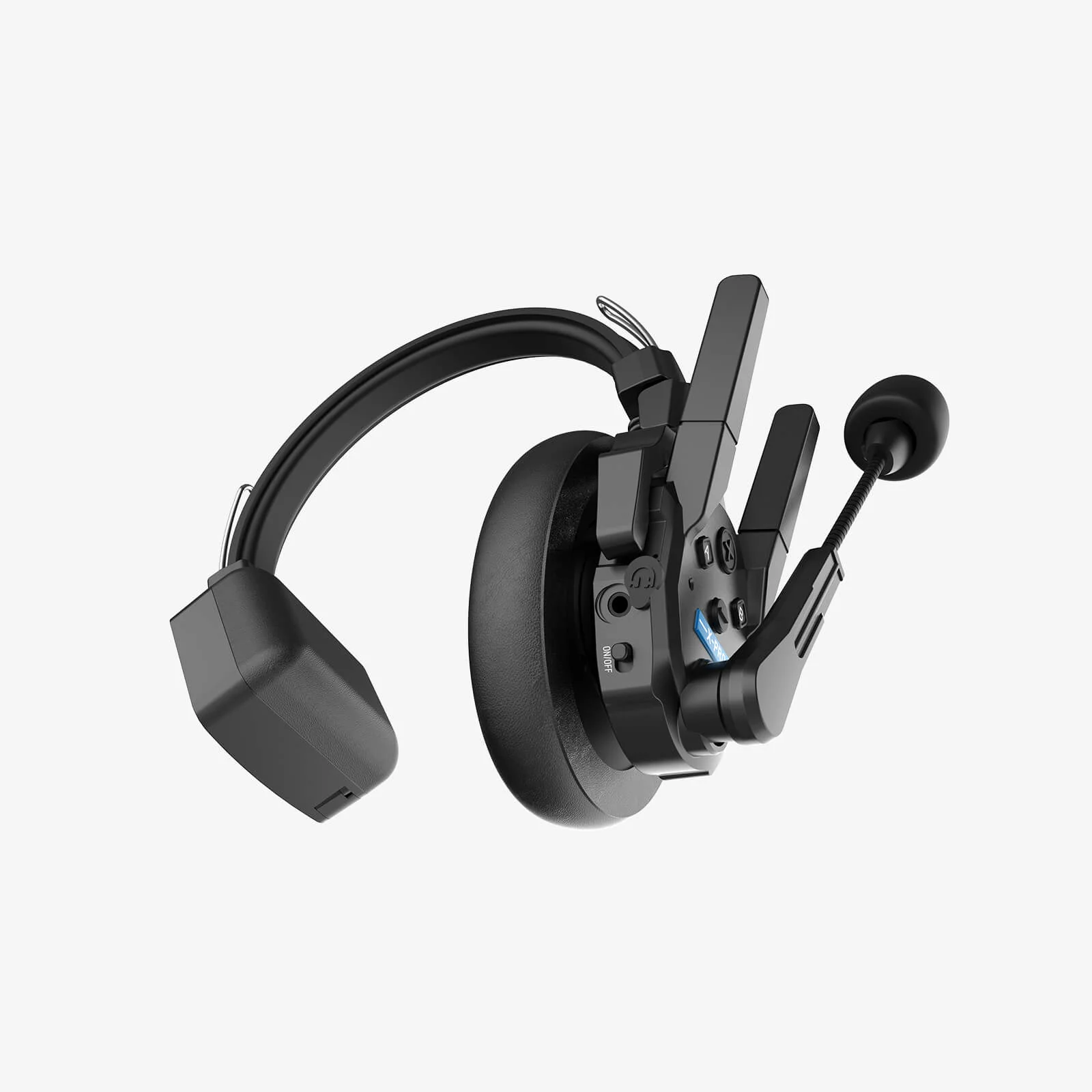 SYNCO Xtalk XPro 2-Way Intercom Headset Communication System, 2 External Antennas, 500m Transmission Range - Image 3
